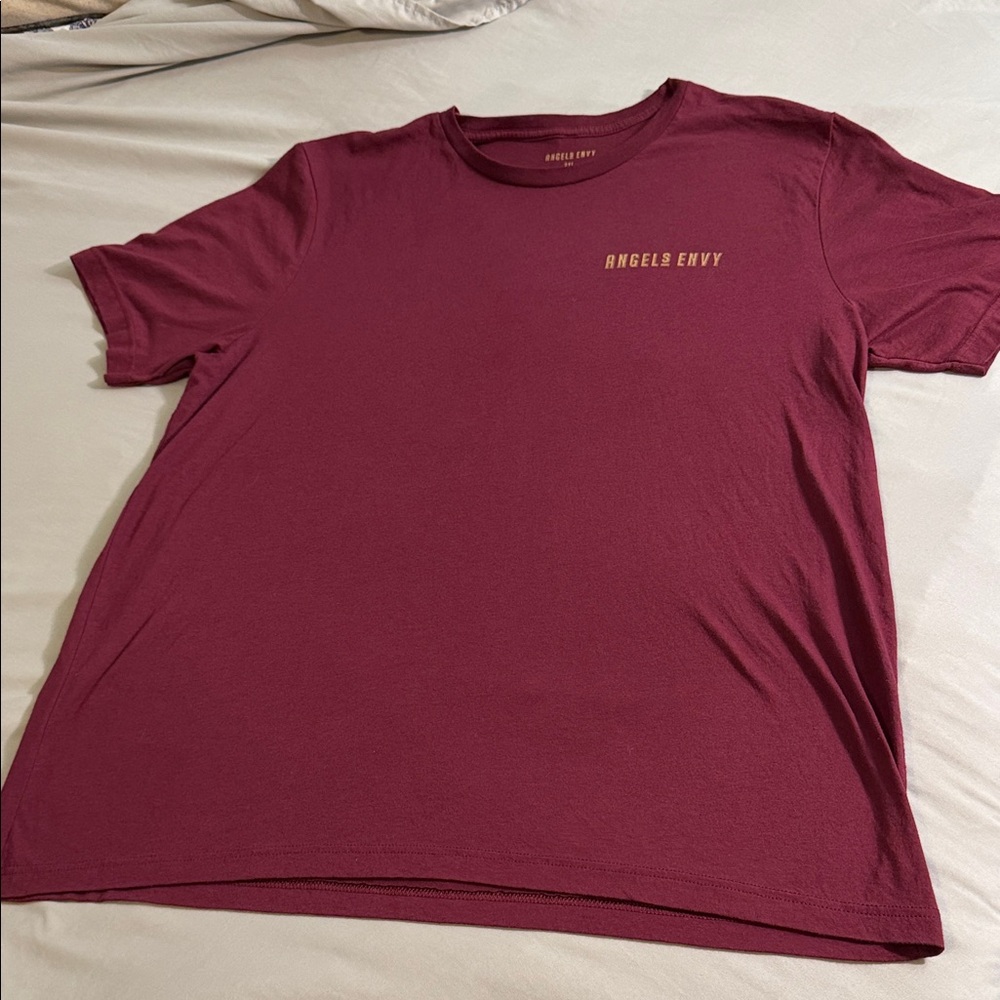 Angels Envy Burgundy Short Sleeve Tee